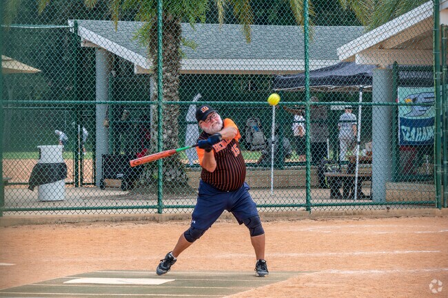 High energy softball games happen at Saddlebrook Softball Complex, near Village of Glenbrook.