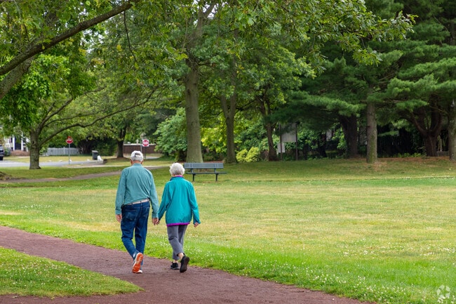 Sickles Park has a nice walking path around the entire property.