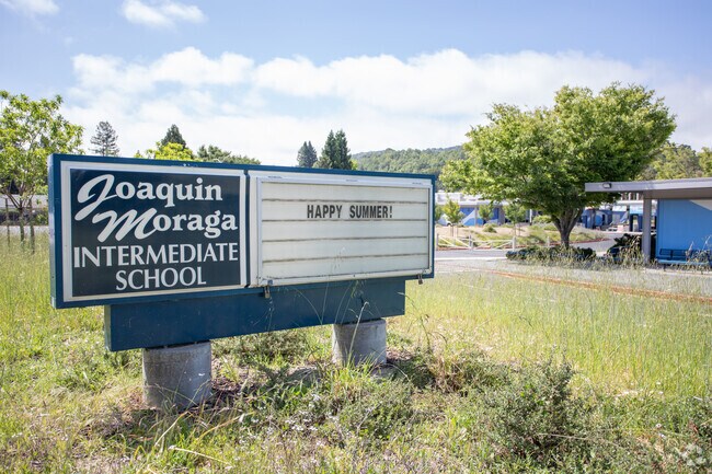 Joaquin Moraga Intermediate School in Orinda is a small public middle school with 670 students.