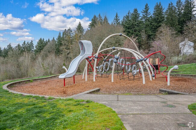 Modern Playground at Dickinson Park in Crestwood Portland