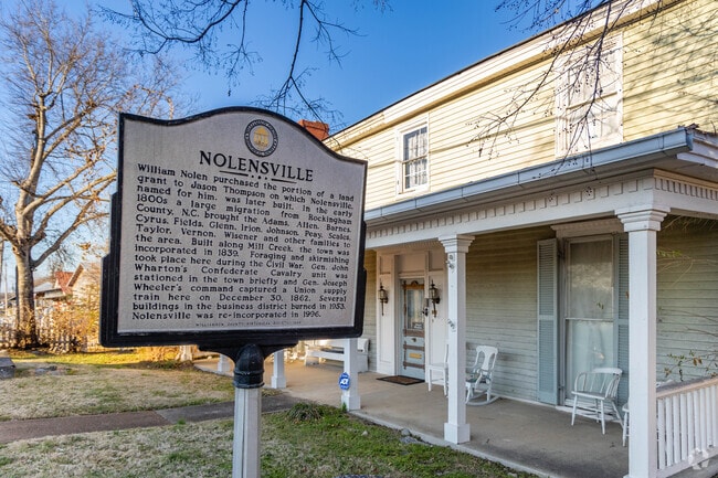 Nolensville was founded by William Nolen in 1797.