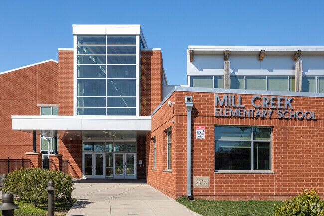 Mill Creek Elementary School serves 715 students.