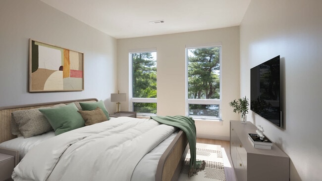 Bedroom with Hard Surface Flooring