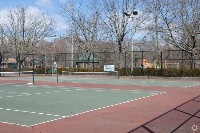 Play a round of tennis at Reverend Arthur Mackey Sr Park.