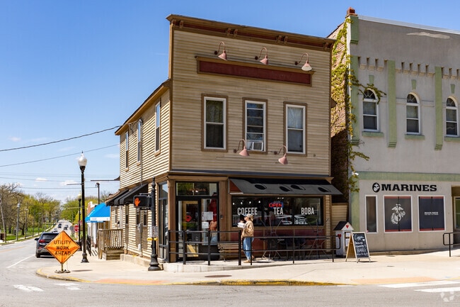 Cafe Fresco in downtown Crown Point serves coffee and pastries.