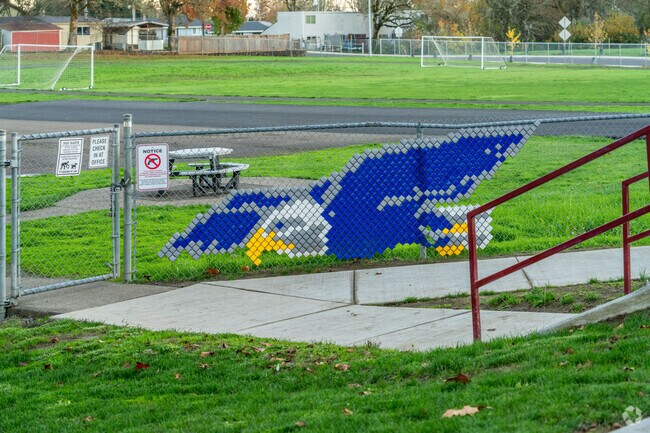 Philomath Elementary School has sports fields for students to play on in Philomath.
