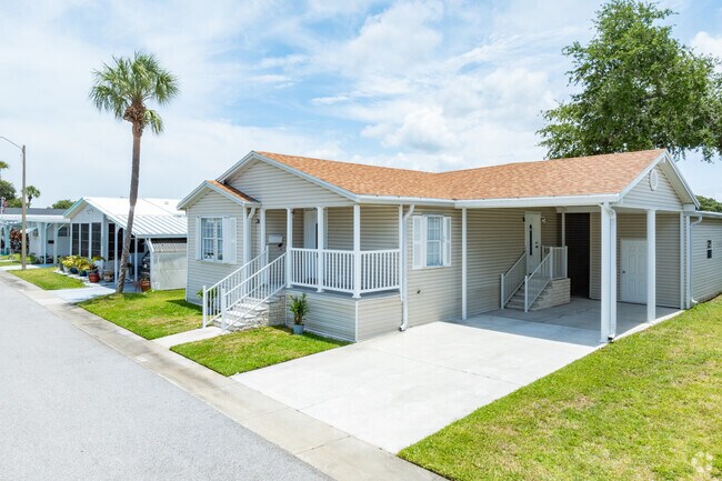 Mobile home communities offer competitive pricing with yard space around Village Green.