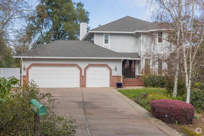 Many Crestview homes feature multiple car-garages and long driveways.