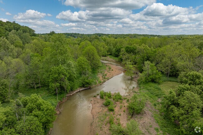Indian Creek runs just North of Georgetown for some scenic beauty.