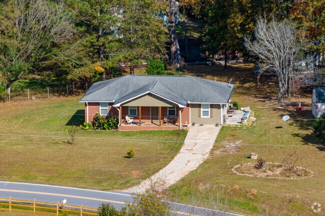 Smaller ranch homes are found in the Mt. Zion area.
