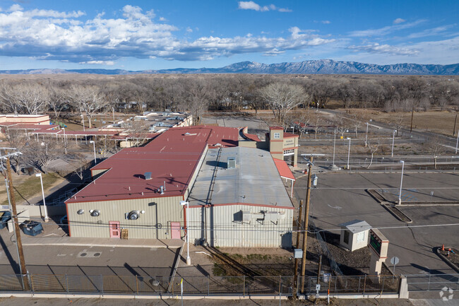 Mountain views at Peralta Elementary School.