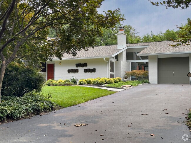 A split level home with mid century styling in Carderock Springs.