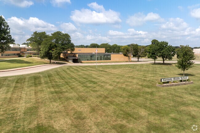 Kennedy Middle School educates over 350 students with a student-teacher ratio of 12-1.