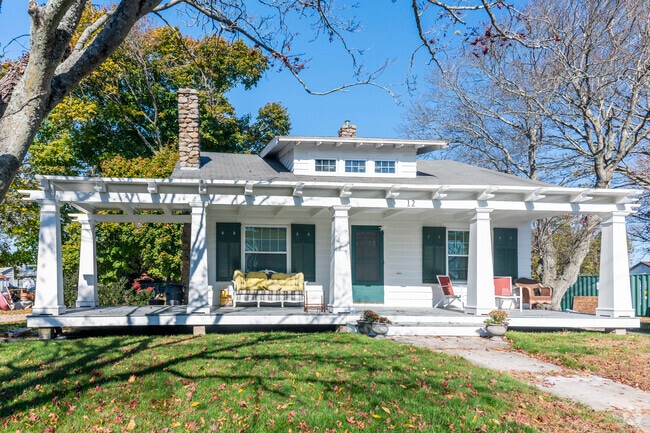 Contemporary colonial style homes are a common house type in Westerly.
