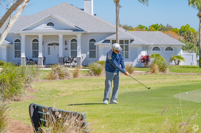 Sugar Mill is a beautiful place to practice golf in the sunshine.