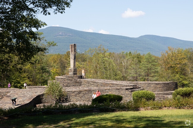 Opus 40 was created by Harvey Fite a historic sculpture and educator at Bard.