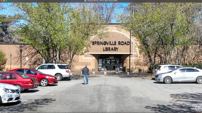 The Sprinville Road Library offers educational materials for residents of Maple Grove.