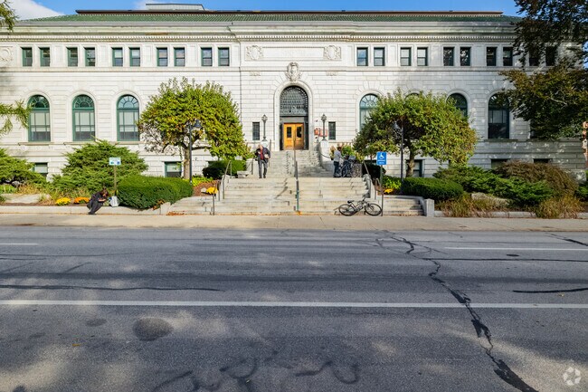 The Manchester City Library, established in 1850, offers a wide selection of books for all ages.
