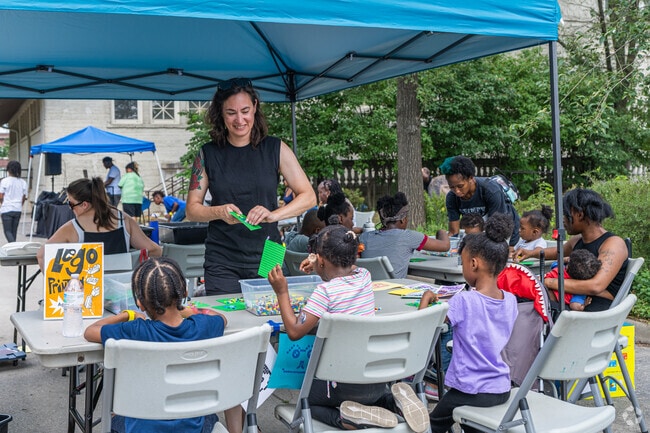 There are craft activities at Books & Beats at Hamilton in Englewood.
