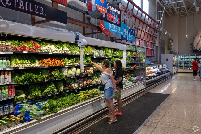 Apache Shores residents appreciate the convenience of nearby HEB for grocery shopping.