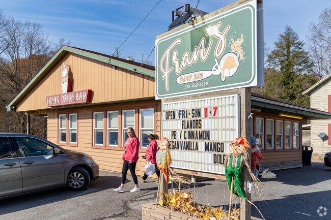 Residents can head to Fran's Dairy Bar for soft serve ice cream or milkshakes in Mount Pleasant Columbia.
