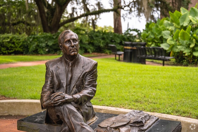 Statues highlight cultural history at Florida State University.