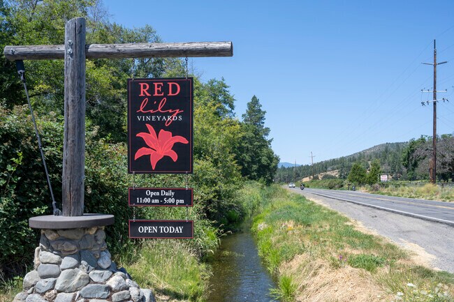 Red Lilly Vineyard offers a great local wine for the residence of Ruch.