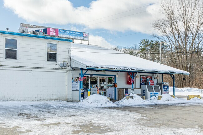 Twin Lake folks can make a quick stop into John's Market for a few grocery items.