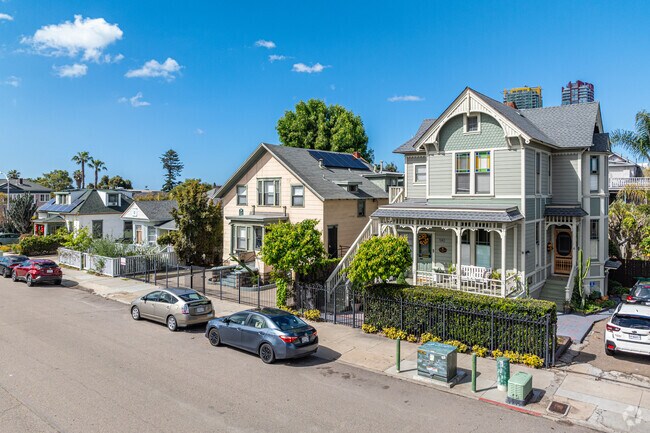 Victorian, craftsman and contemporary styles share residential blocks in Sherman Heights.