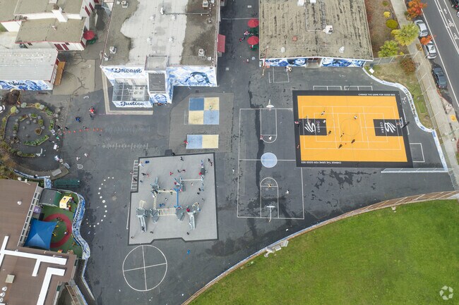 Franklin Elementary School has a new play yard for kids to enjoy.