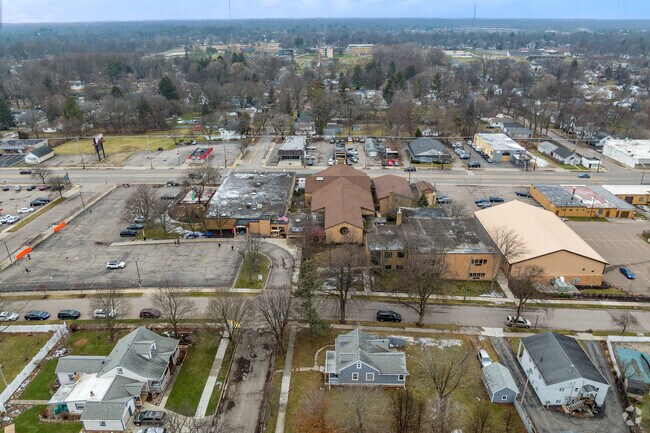 The rear of Immaculate Heart of Mary/St Casimir School