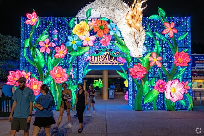 The Louisville Zoo has a yearly Wild Lights event with beautiful lanterns and performances.