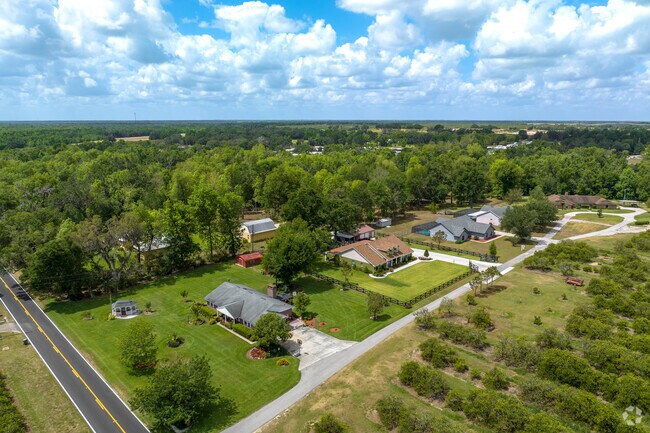 Homes with spacious lots can be found around Fort Meade.