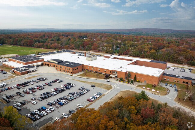 Coventry High School welcomes students from all over Rhode Island to its large campus.