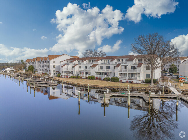 Properties along the water in Great Bridge are luxuries for residents and visitors in the area.
