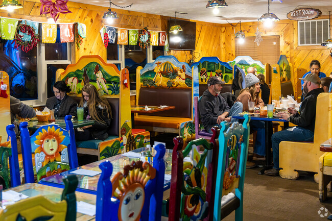Grab delicious Mexican meal at Gabby's 152 Tortilla Street near Shoals.