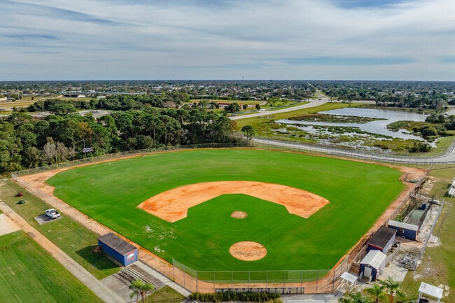 St. Lucie West Centennial High School provides student athletes beautiful athletic fields.