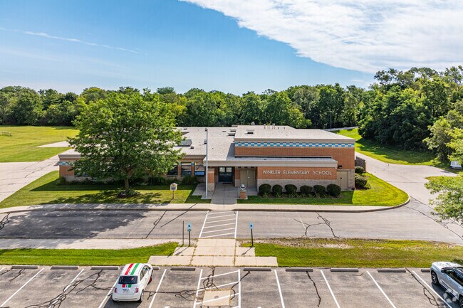 Winkler Elementary School sits at 
34150 Fulton St. in the Bohners Lake community of Burlington.
