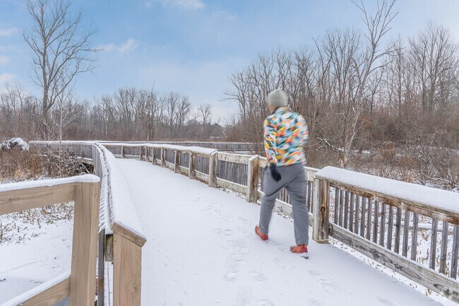 The Elevated walking path in the Keehne Nature Area lets visitors travel throughout the park.
