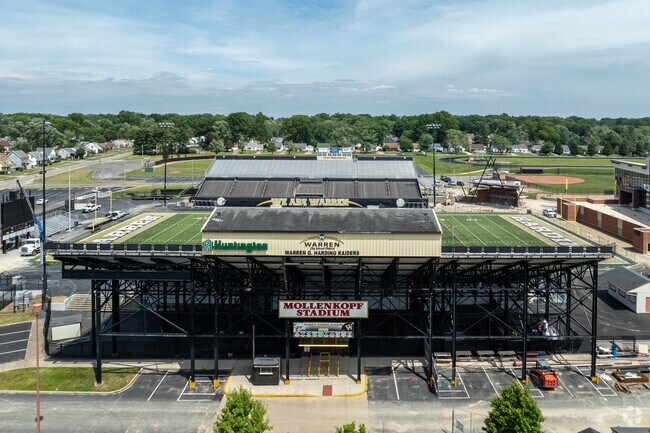 Warren G. Harding teams play at Mollenkopf Stadium.