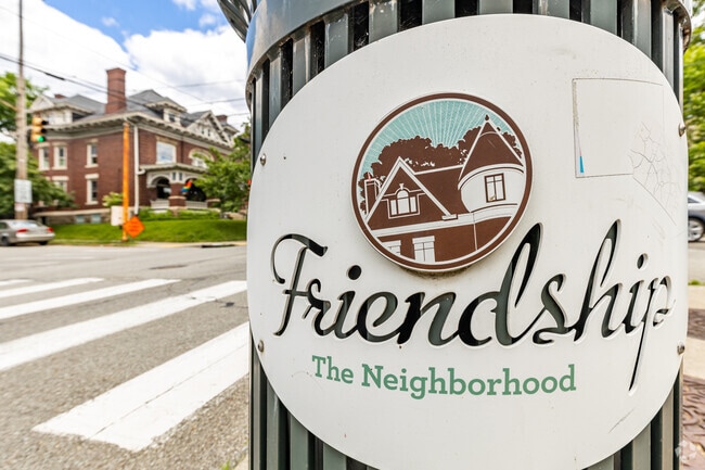 Welcome to Friendship, the neighborhood you want to live in, a vibrant artistic community.