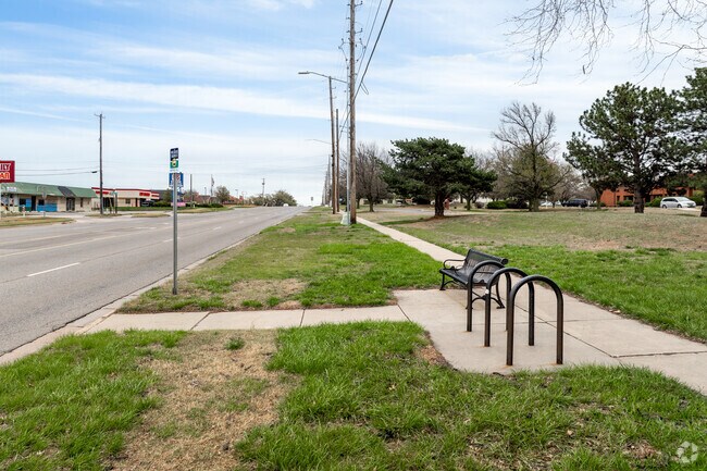 There are several public bus stops throughout Crestview Heights.