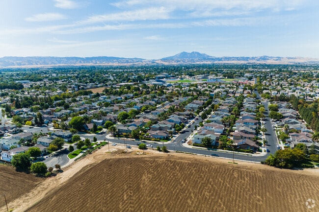 The Garin Ranch neighborhood has gridded streets..