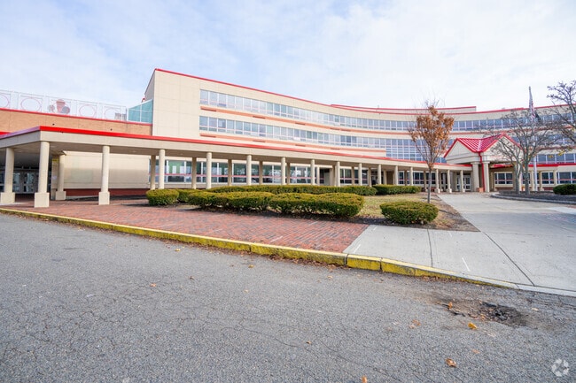 Students can walk underneath the entryway leading into the Garfield Elementary School each day.