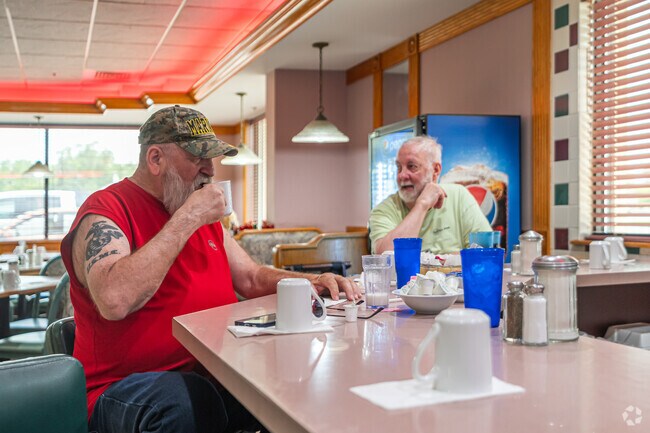 Rosewood Family Restaurant serves hearty breakfasts and Greek-American classics daily.