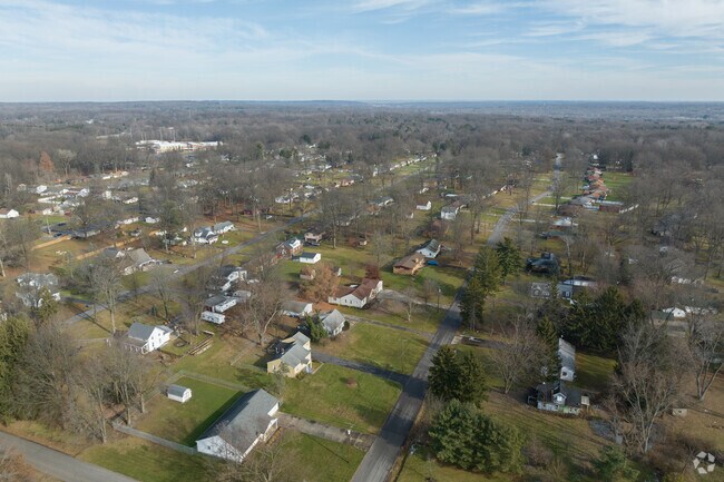 Residents of Churchill enjoy large homes surrounded by trees.