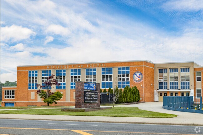 Students at Malverne High School in Malverne, NY have tested above the state average.