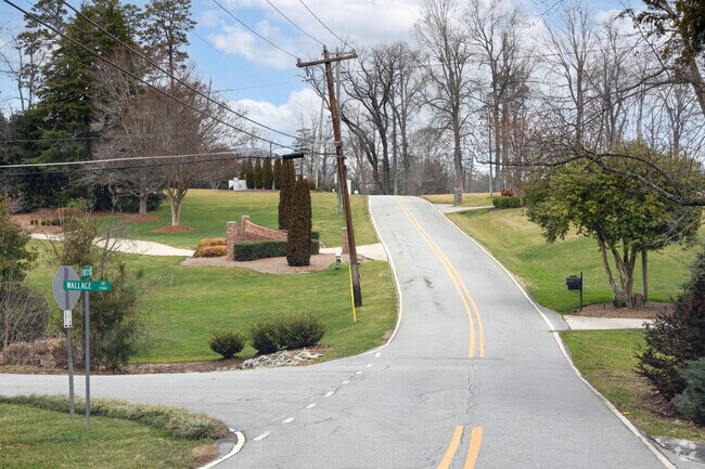 Sedgefield streets: serene, lush havens of neighborhood charm.