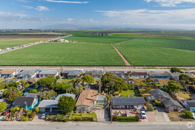 In Moss Landing, California you'll be surrounded by agriculture while the ocean at your backdoor