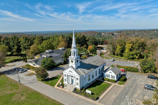 The United Church of Christ in the town center of Rutland.